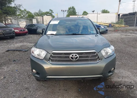 2008 Toyota Highlander Hybrid Limited from USA, damaged, VIN JTEEW44A982013601